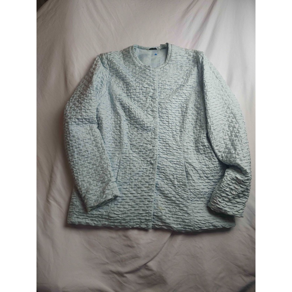 Laura Ashley Light Blue Quilted Jacket